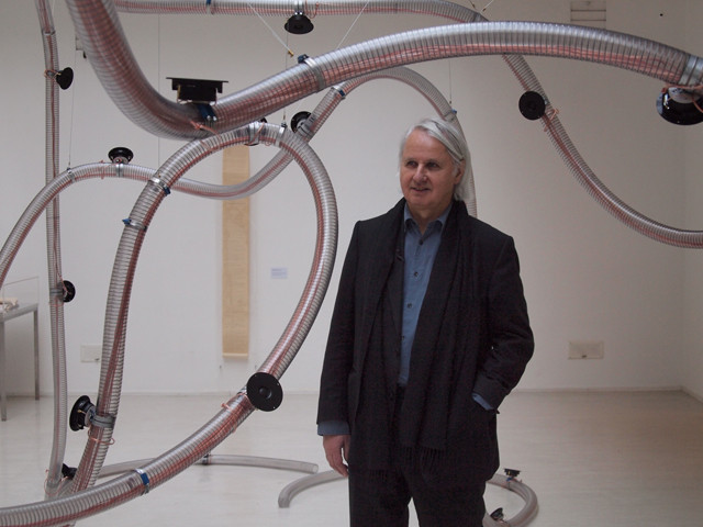 K&uuml;nstler Bernhard Leitner verhinderte Anfang der 70er Jahre den Abriss des Wittgensteinhauses in der Kundmanngasse 19 in 1030 Wien